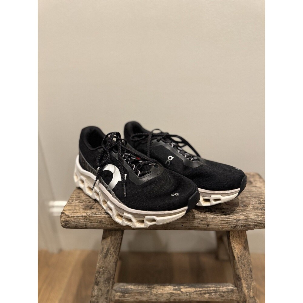 On Cloud Cloudmonster 2 Black Frost Women 8.5 Running Hiking Walking Tech